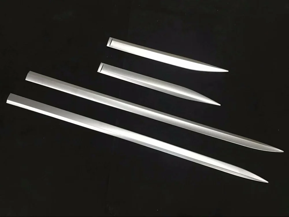 4Pcs ABS Chrome Side Door Body Molding Protective Cover Trim For Audi Q2 17-19